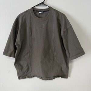 Gymshark Dark Olive Short Sleeve Tee mens size XL